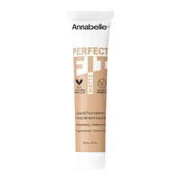 Annabelle Fond de teint Perfect Fit Couvrance naturelle et fini mat, 30 mL