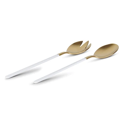 Kimono Stainless Steel 18/10 Salad Server Set