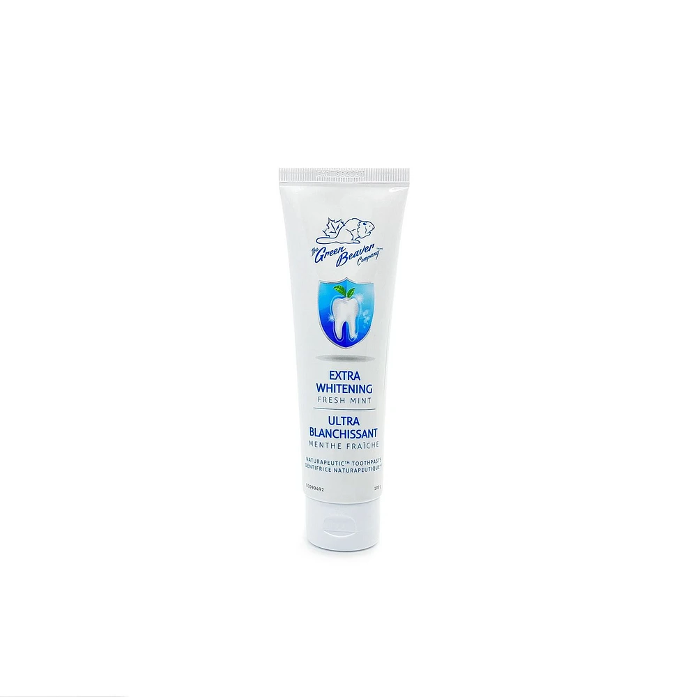 Green Beaver 100% natural Ultra-whitening Naturapeutic Toothpaste - Fresh Mint