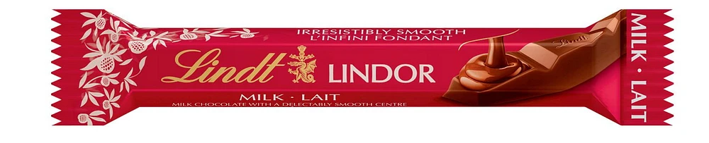 Lindt LINDOR Milk Chocolate Stick, 25 Grams, 25g