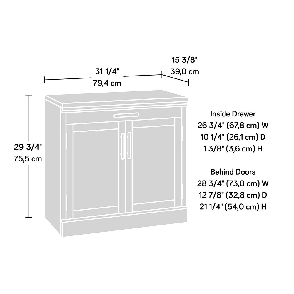 Sauder® Aspen Post Library Base