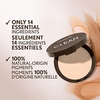 COVERGIRL Clean Invisible Pressed Powder, Lightweight, Breathable, Vegan Formula, Talc- and fragrance-free, Natural origin pigments