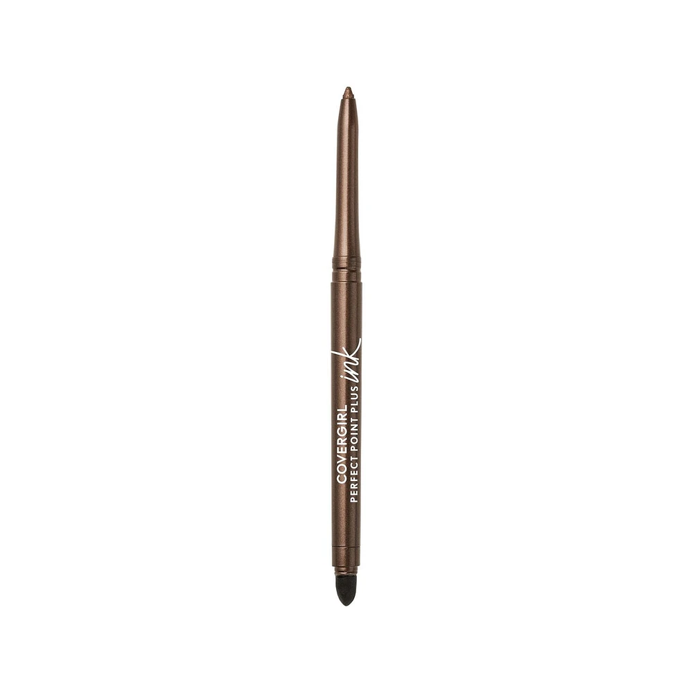 COVERGIRL Perfect Point Plus Ink Gel Eye Pencil, Pigmented, Long-Wearing, Vegan Formula, Vitamin E and ceramide