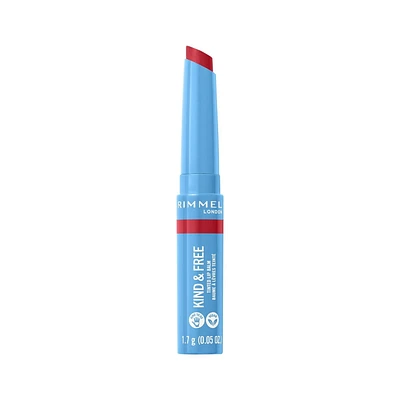 Rimmel Baume à lèvres teinté Kind & Free™, hydratant, léger, formule végétalienne Couvrance légère