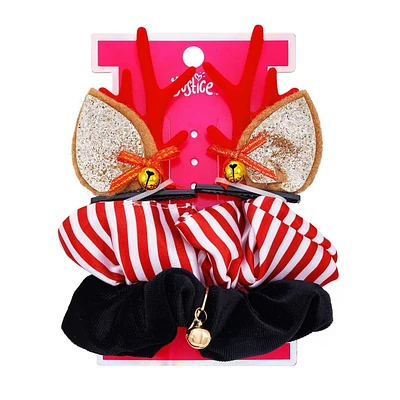 Ensemble d’Accessoires de Noel pour cheveux Justice