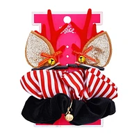 Ensemble d’Accessoires de Noel pour cheveux Justice