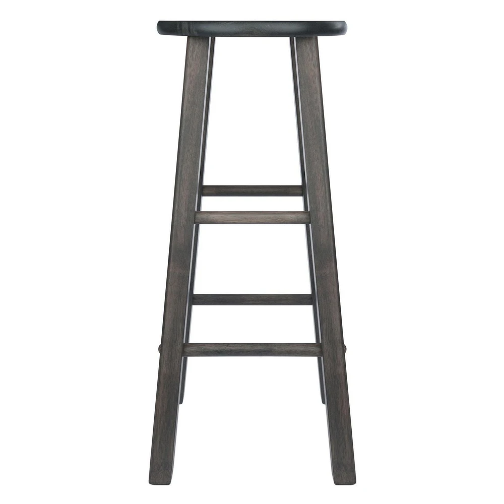 Winsome Element 29" Bar stool gray finish