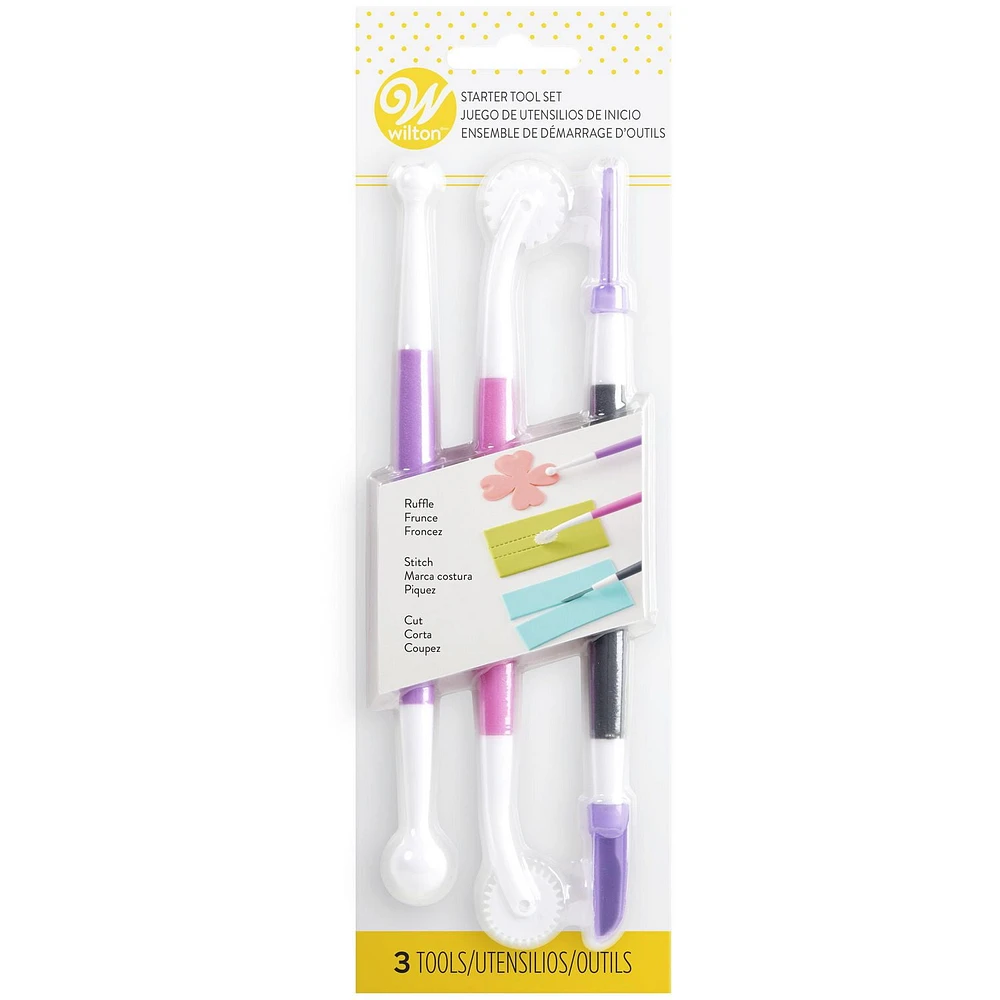 Wilton Fondant and Gum Paste 3-Piece Tools Set