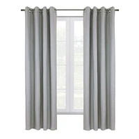 Loft Living Spirit Total Blackout Textured Grommet Single Curtain Panel 52" x 108" in