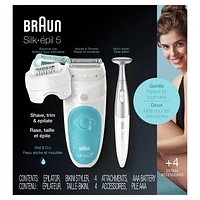 BRAUN LEG EPILATOR SES5-810 WHITE/BLUE