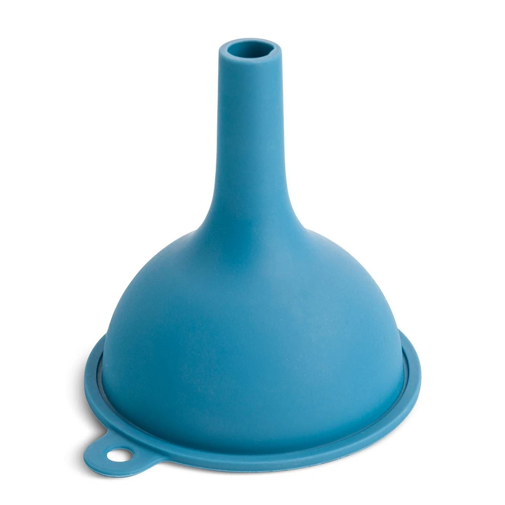 Thyme & Table Silicone Funnel, Blue