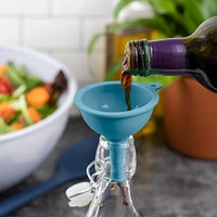 Thyme & Table Silicone Funnel, Blue