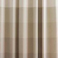 Hometrends Recycled Cotton Kristi Stripe Decorative Fabric Shower Curtain