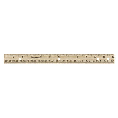 Fiskars® Wood Ruler 12in, Ideal for kids of all ages