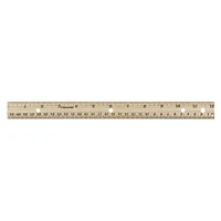 Fiskars® Wood Ruler 12in, Ideal for kids of all ages