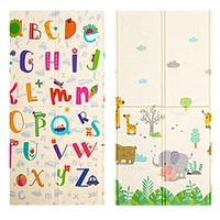 KidsVIP XXL Indoor/outdoor Toddlers Infants And Kids Double Sided Foldable Foam Playmat/picnic Mat