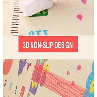 KidsVIP XXL Indoor/outdoor Toddlers Infants And Kids Double Sided Foldable Foam Playmat/picnic Mat