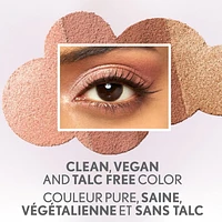 COVERGIRL Fard à paupières Clean Eye Color, pure, sain et végétalien, sans talc, huile minérale, paraben et parfum, hautement pigmenté, Sans Cruauté Fard à paupières pur et sain