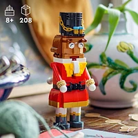 LEGO Nutcracker Figure Toy Building Set, Holiday Home Decor Piece, Christmas Gift for Kids, 40640, Includes 208 Pieces, Ages 8+