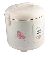 Tiger 5.5 Cup JAZ-A Series Conventional Rice Cooker With Floral Design, 5.5cups, Nonstick Pot