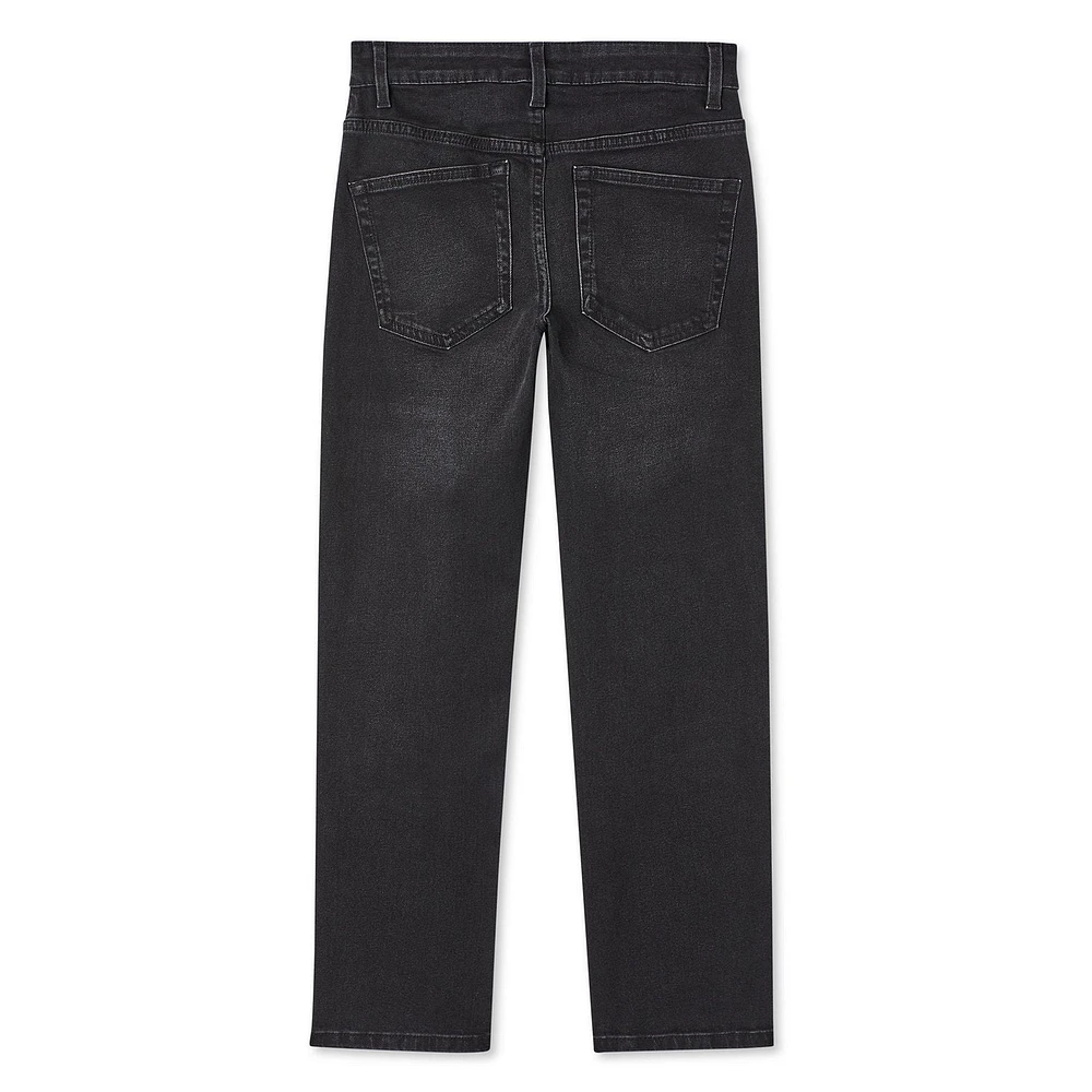 Pantalon à jambe droite en denim George pour garçons Tailles 4-16