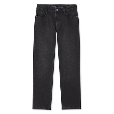 Pantalon à jambe droite en denim George pour garçons Tailles 4-16