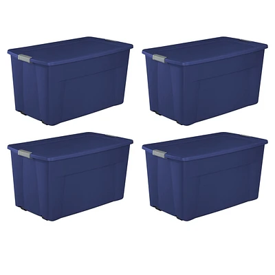 Sterilite Boîte Snap 170L avec Roulettes - 4PK