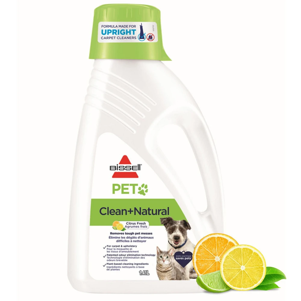 BISSELL PET Clean + Natural Formula for Upright Carpet Cleaners