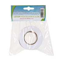 Epil-Vite / Hair-Away Cotton Waxing Strip Roll - 10 M, Flexible and thick waxing roll.