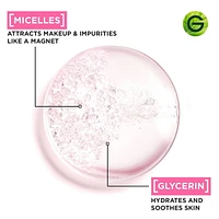 Garnier Micellar Water, Facial Cleanser & Makeup Remover, Suitable for Sensitive Skin, 400ml, Makeup Remover