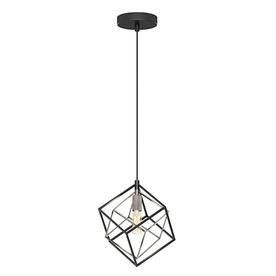 Luminaire de Suspension Artika Mini Imperium Noir & Nickel sans Ampoules