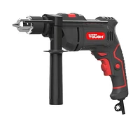 Hyper Tough 6-Amp 1/2-Inch Corded Hammer Drill, Keyed Chuck, TD6HD, Detachable auxiliary handle