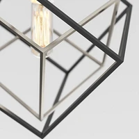 Luminaire de Suspension Artika Mini Imperium Noir & Nickel sans Ampoules