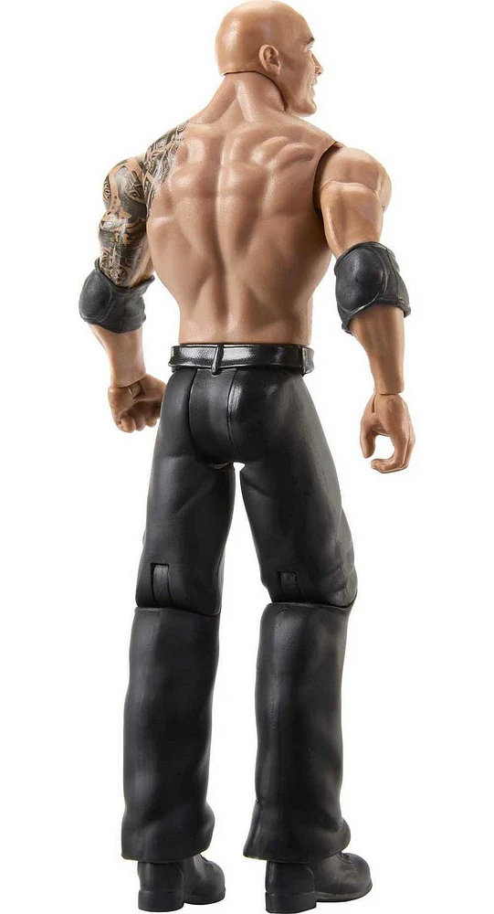 WWE Top Picks The Rock Action Figure, Posable Collectible with Life-Like Detail (6-in)