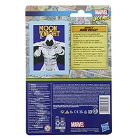 Hasbro Marvel Legends Series 3.75-inch Retro 375 Collection Marvel’s Moon Knight Collectible Action Figure, Toys for Kids Ages 4 and Up