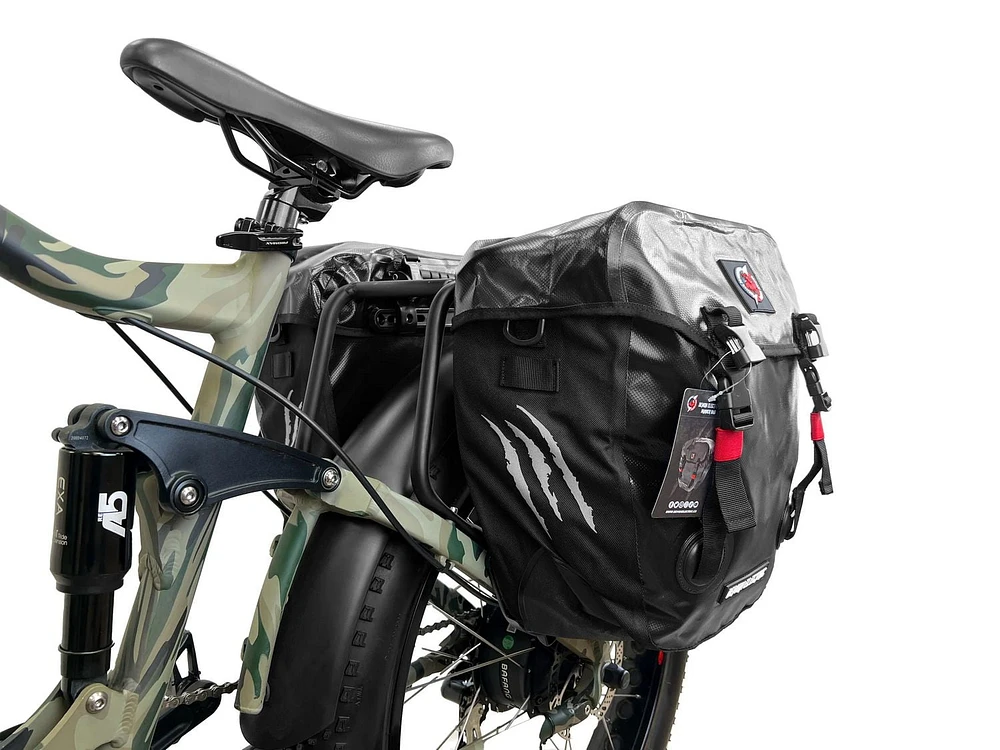 Demon Electric Waterproof Bicycle Rear Seat Bag Durable Luggage Pannier Bag High Capacity Storage Bags for Bikes and E-Bikes