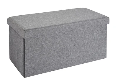 Hometrends Coffret de rangement pliant gris