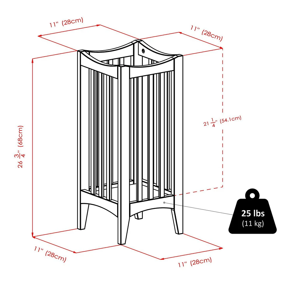 40111 Portland umbrella stand