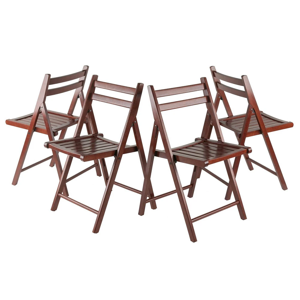 Taylor 5PC drop leaf table & folding chairs