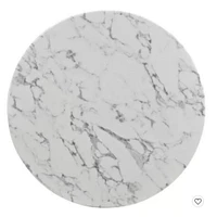 Ven Faux Marble MDF Veneer Table, Round dining table, For Living Room, Entryway, Dining Room