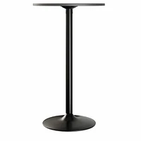 Winsome Tarah Pub Table Black/Slate Gray Finish