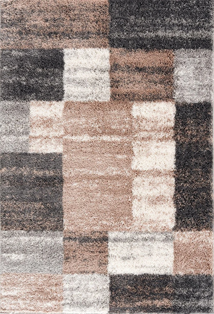 Rug Branch Retro Collection Modern Geometric Area Rug