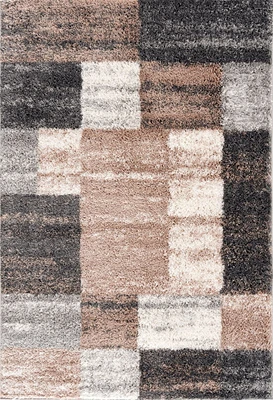 Rug Branch Retro Collection Modern Geometric Area Rug