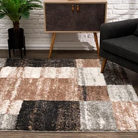 Rug Branch Retro Collection Modern Geometric Area Rug