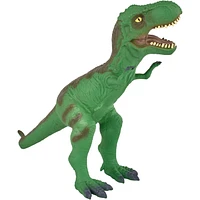 Adventure Force 13 inch Soft T-Rex Dinosaur Action Figure, Green, Designed for Ages 3 and up