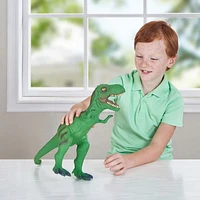 Adventure Force 13 inch Soft T-Rex Dinosaur Action Figure, Green, Designed for Ages 3 and up