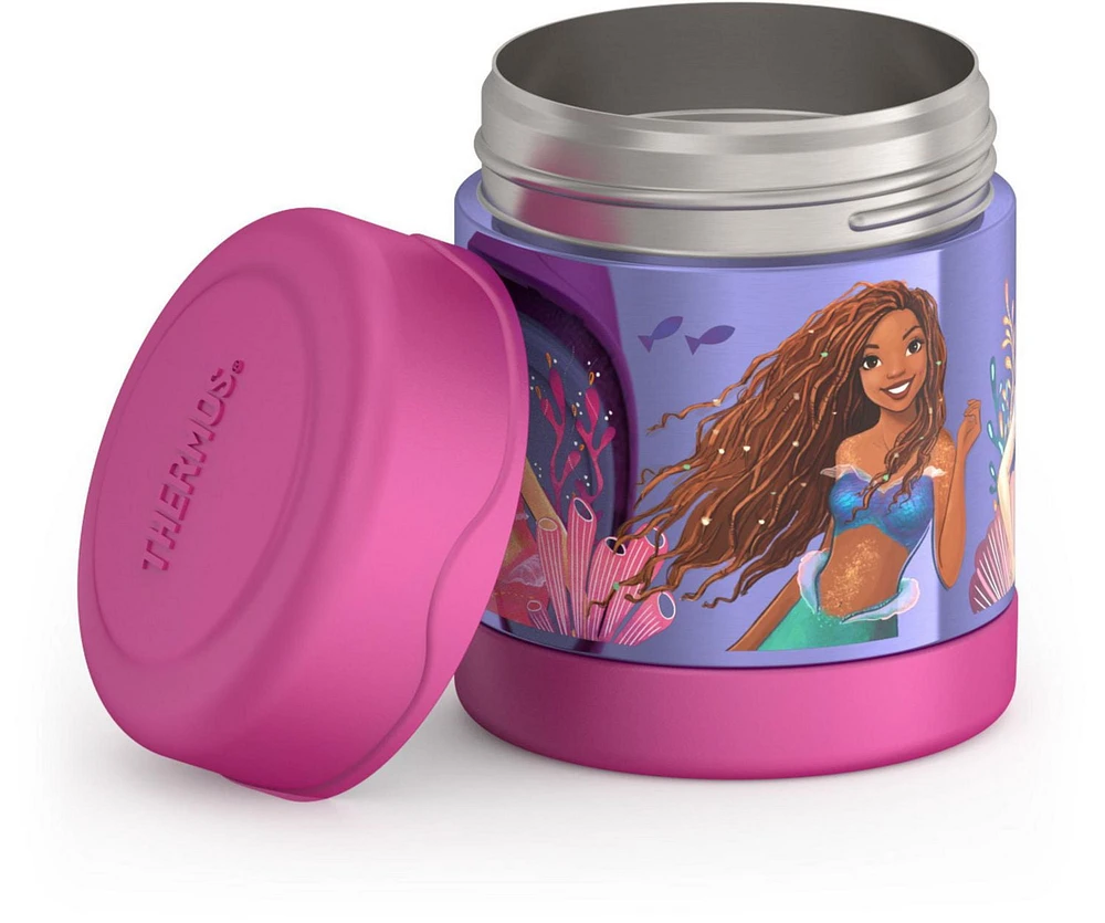 Thermos Funtainer Vacuum Insulated 10 Oz Food Jar, Little Mermaid, 10 Oz, Pink