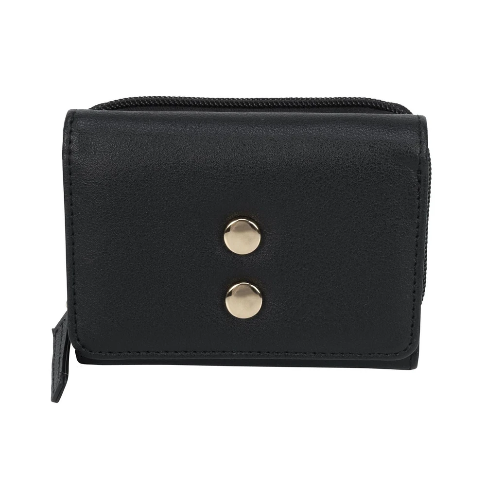 Wilma Ladies Back Zip Around Trifold Wallet, Cool and trendy