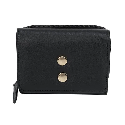 Wilma Ladies Back Zip Around Trifold Wallet, Cool and trendy