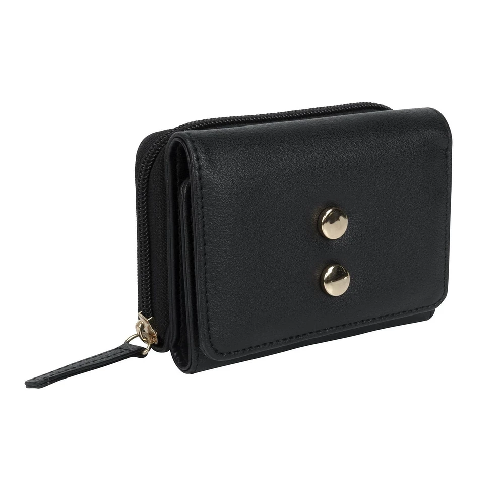 Wilma Ladies Back Zip Around Trifold Wallet, Cool and trendy